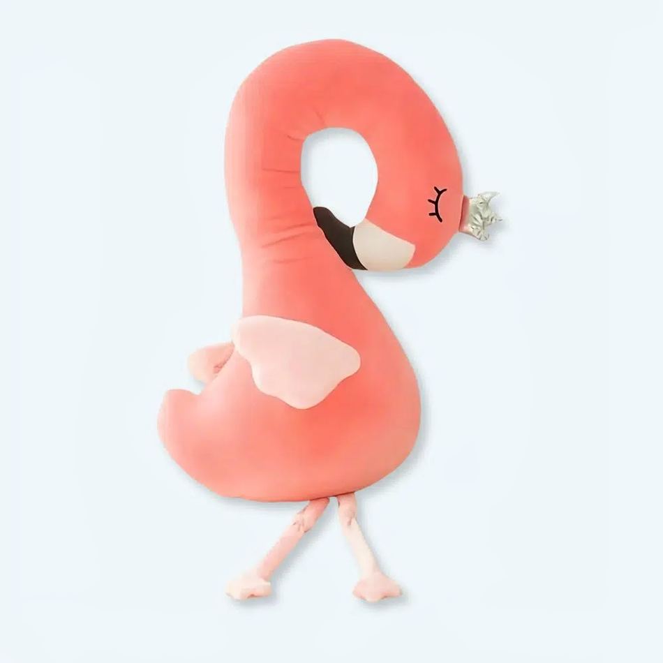 ふわふわのピンクのフラミンゴの枕、柔らかい子供部屋、The Plush Company