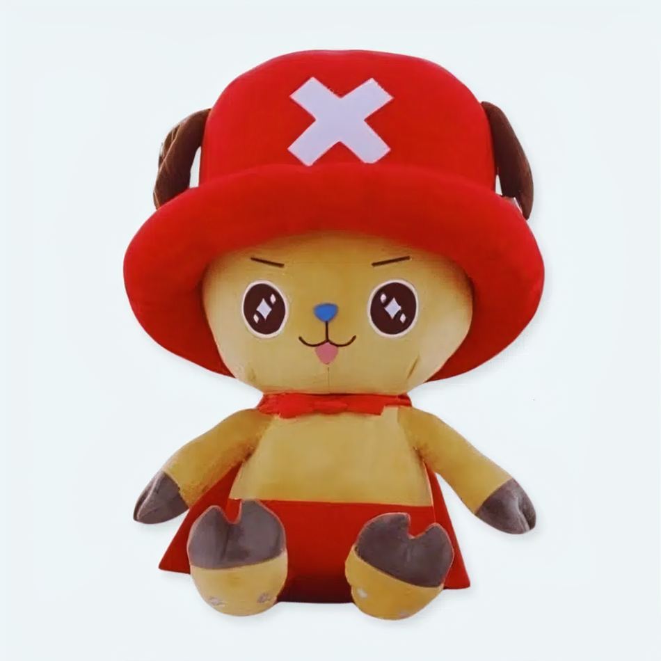 巨大で柔らかく抱きしめたくなる赤いチョッパーワンピースぬいぐるみ、30cm、The Plush Company
