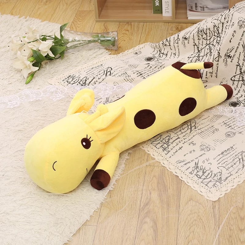 巨大な黄色いキリンのぬいぐるみ 35cm