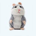 柔らかくてインタラクティブな、子供向けの灰色のハムスターのぬいぐるみ - The Plush Company