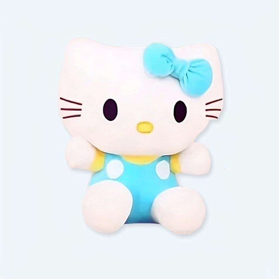 柔らかいブルーのハローキティのぬいぐるみ、子供向けのかわいい宇宙、The Plush Company