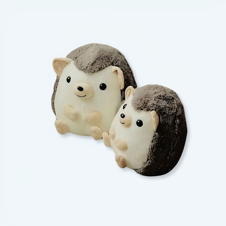 柔らかくて抱きしめたくなるような、温かくて愛らしい茶色のハリネズミのぬいぐるみ、45cm、The Plush Company