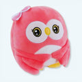 柔らかいピンクのフクロウのぬいぐるみ、子供部屋の装飾、22cm、The Plush Company