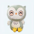 お子様の装飾に最適な、柔らかくてかわいい緑のフクロウのぬいぐるみ - The Plush Company