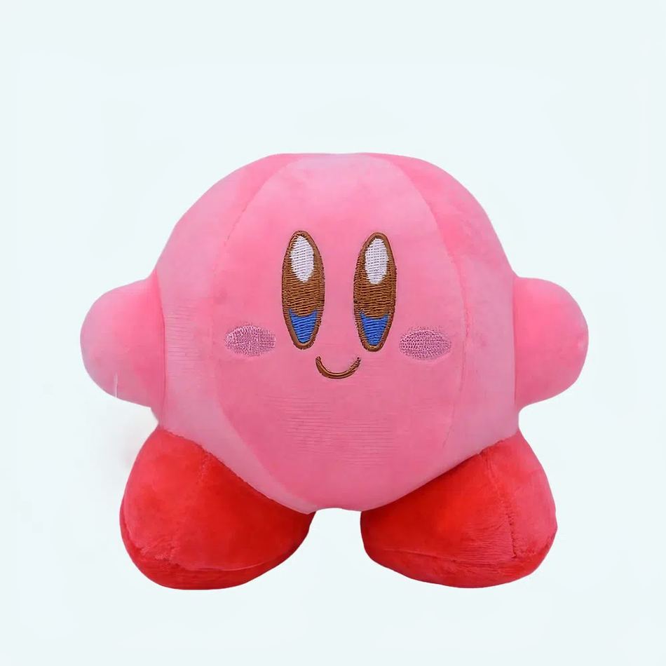 お子様の部屋を飾る、柔らかなピンクのカービィぬいぐるみ - The Plush Company