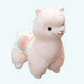 柔らかい白いラマのぬいぐるみ、抱きしめたくなる、子供部屋の装飾用、35cm、The Plush Company