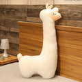 子供部屋用の巨大で抱き心地の良い柔らかいラマのぬいぐるみ、100cm / ホワイト、The Plush Company