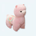 柔らかいピンクのラマのぬいぐるみ、お子様の抱きしめ、部屋の装飾、35cm、The Plush Company