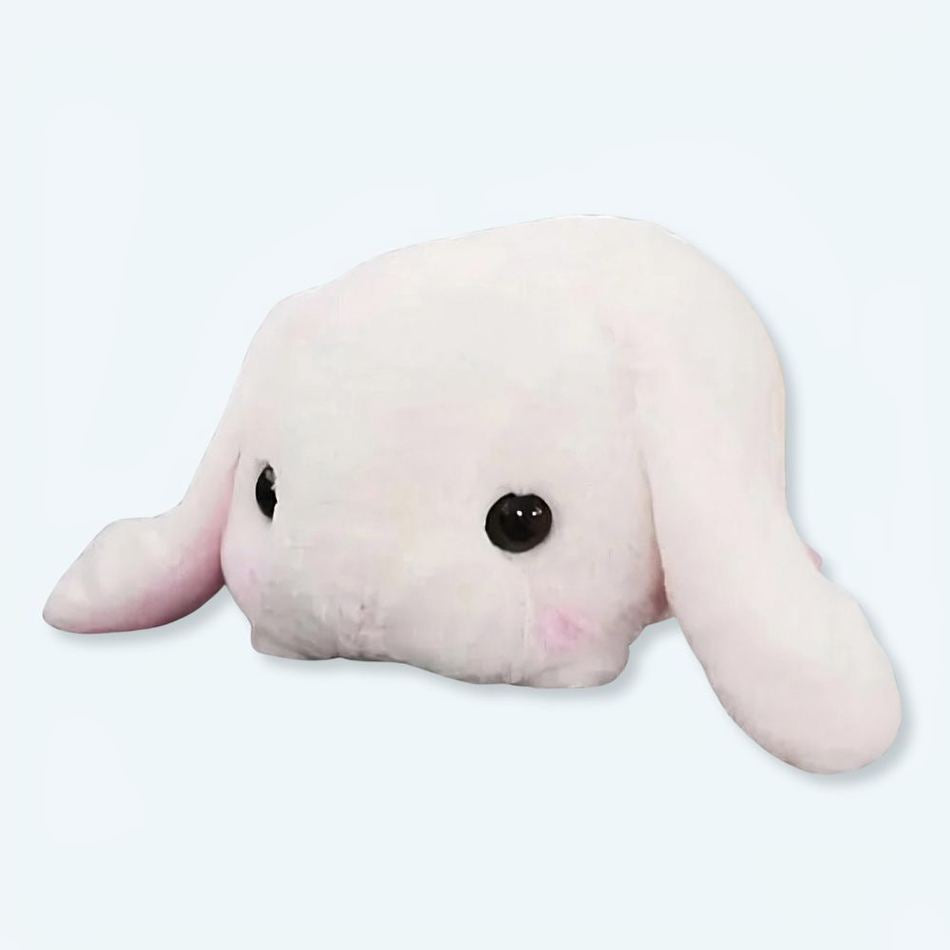 子供部屋にぴったりの、柔らかくて抱き心地の良い白いウサギのぬいぐるみ The Plush Company