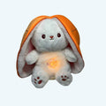 ぬいぐるみのウサギとニンジン、柔らかなメロディー、心地よい眠り、The Plush Company