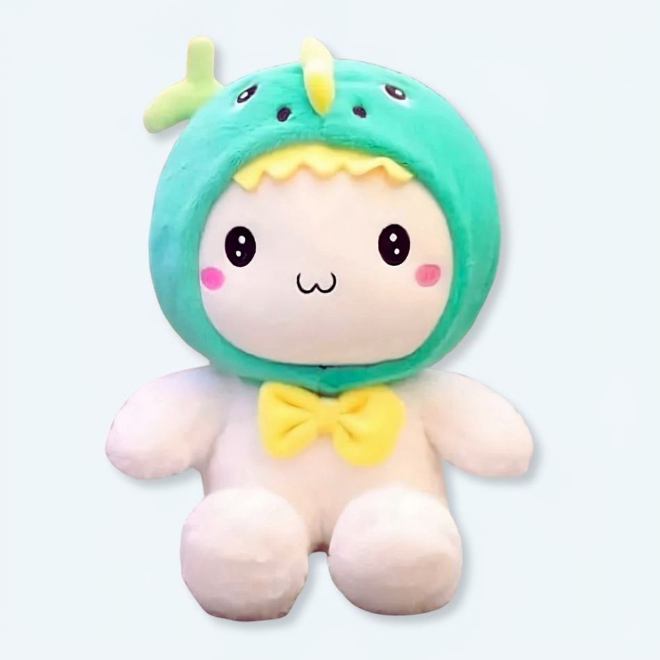 船乗り帽をかぶった柔らかいぬいぐるみのウサギ、子供用のかわいいクジラ、25cm、The Plush Company