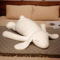眠っているウサギのぬいぐるみ 90cm / ホワイト