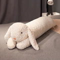 巨大で柔らかいぬいぐるみウサギ、子供用ホワイトコンフォートクッション、The Plush Company