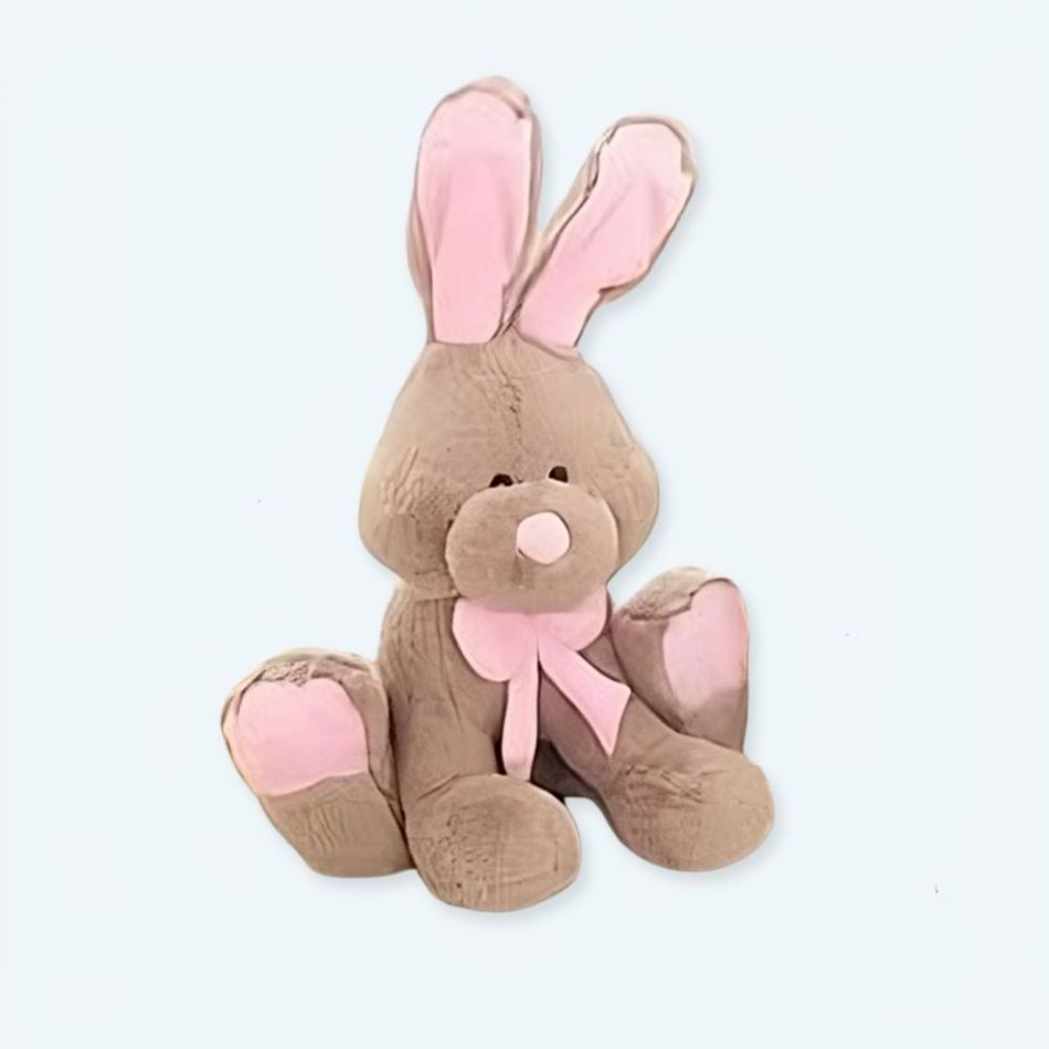 柔らかい、巨大な茶色の子供用ぬいぐるみウサギ、50cm、The Plush Company