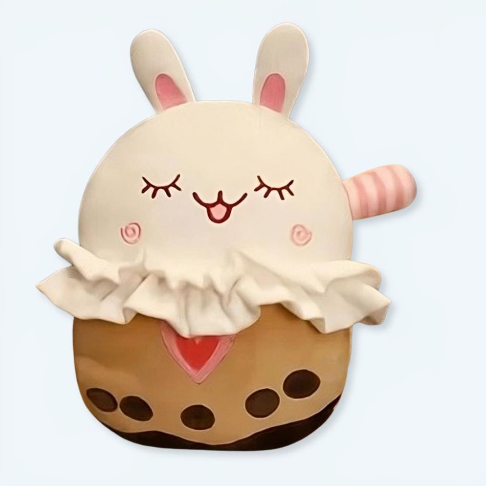 ぬいぐるみで、幸せで、柔らかいウサギ。お子様にぴったりの、抱きしめたくなるような仲間です。The Plush Company