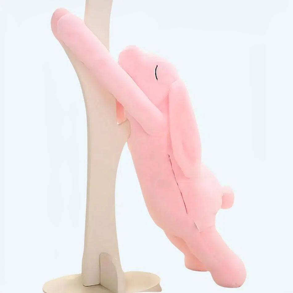 巨大で柔らかくて抱きしめたくなるピンクのウサギのぬいぐるみ - The Plush Company