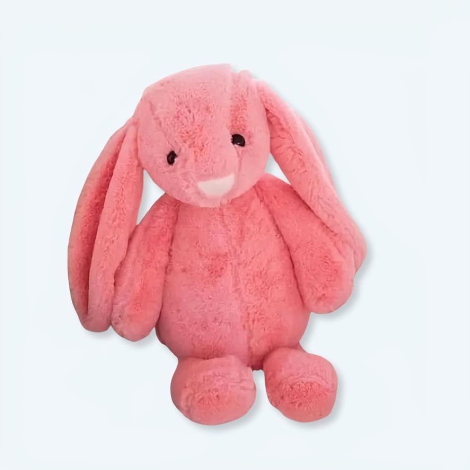 かわいいソフトピンクのウサギのぬいぐるみ、抱きしめたくなるような子供用装飾品 The Plush Company