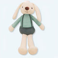柔らかい緑色のウサギのぬいぐるみ、子供用、春、The Plush Company