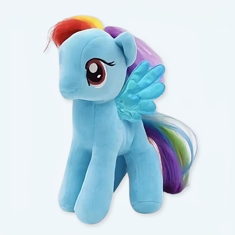 夢見る子供たちのための、柔らかくて魔法のような青いユニコーンのぬいぐるみ - The Plush Company