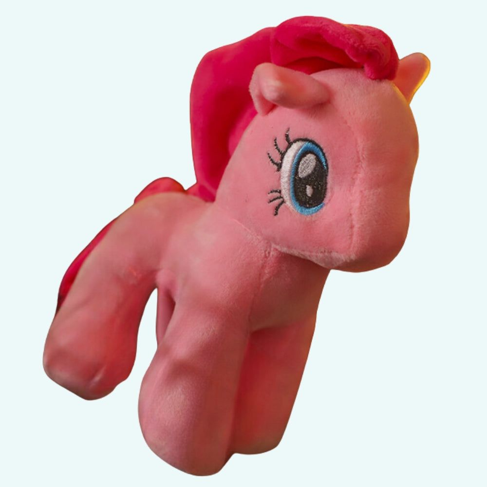 柔らかいピンクのユニコーンのぬいぐるみ、魔法のような抱擁、The Plush Company
