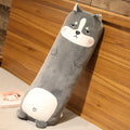 疲れた巨大なオオカミのぬいぐるみ 70cm