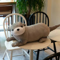 グレーのカラフルなカワウソのぬいぐるみ / 40cm