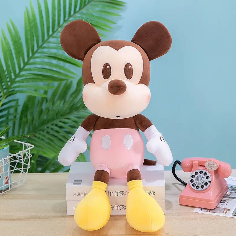 茶色のミッキーマウスのぬいぐるみ
