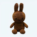 柔らかいリブ編みの茶色のミッフィーの子供用ぬいぐるみ - The Plush Company