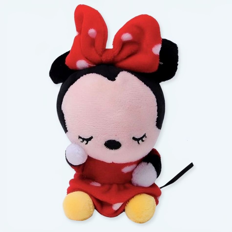ミニーマウスのぬいぐるみキーホルダー、柔らかくてかわいい、ディズニー、ザ・プラッシュ・カンパニー