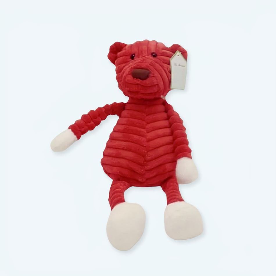 冬にぴったりの、柔らかくて抱きしめやすいテディベア。子供部屋用。The Plush Company