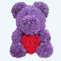 柔らかなピンクと紫のテディベア、ユニークなコレクション、The Plush Company