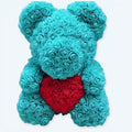 柔らかくて抱き心地の良いターコイズとピンクのテディベアは、お子様にぴったりで、La Compagnie de la Peluche からの素晴らしい贈り物です。