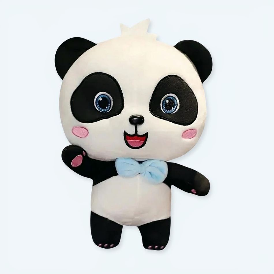 柔らかくて遊び心のある子供用ブルーパンダのぬいぐるみ、バステーマ、The Plush Company