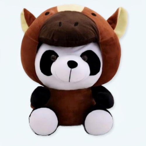 ぬいぐるみパンダ馬、楽しい、柔らかい、抱きしめたくなる、子供サイズ、20cm、The Plush Company
