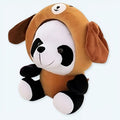 ぬいぐるみパンダ犬コスチューム、抱きしめたくなるような柔らかい子供用サイズ、20cm、The Plush Company