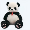ジャイアントパンダのぬいぐるみスカウト 柔らかい抱きしめたい子供用コンパニオン The Plush Company