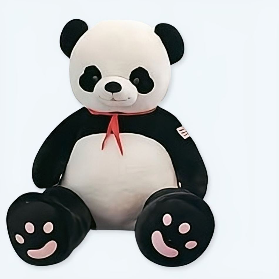 ジャイアントパンダのぬいぐるみスカウト 柔らかい抱きしめたい子供用コンパニオン The Plush Company