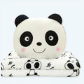 柔らかくて幸せそうなパンダのぬいぐるみと心地よいブランケット。The Plush Company