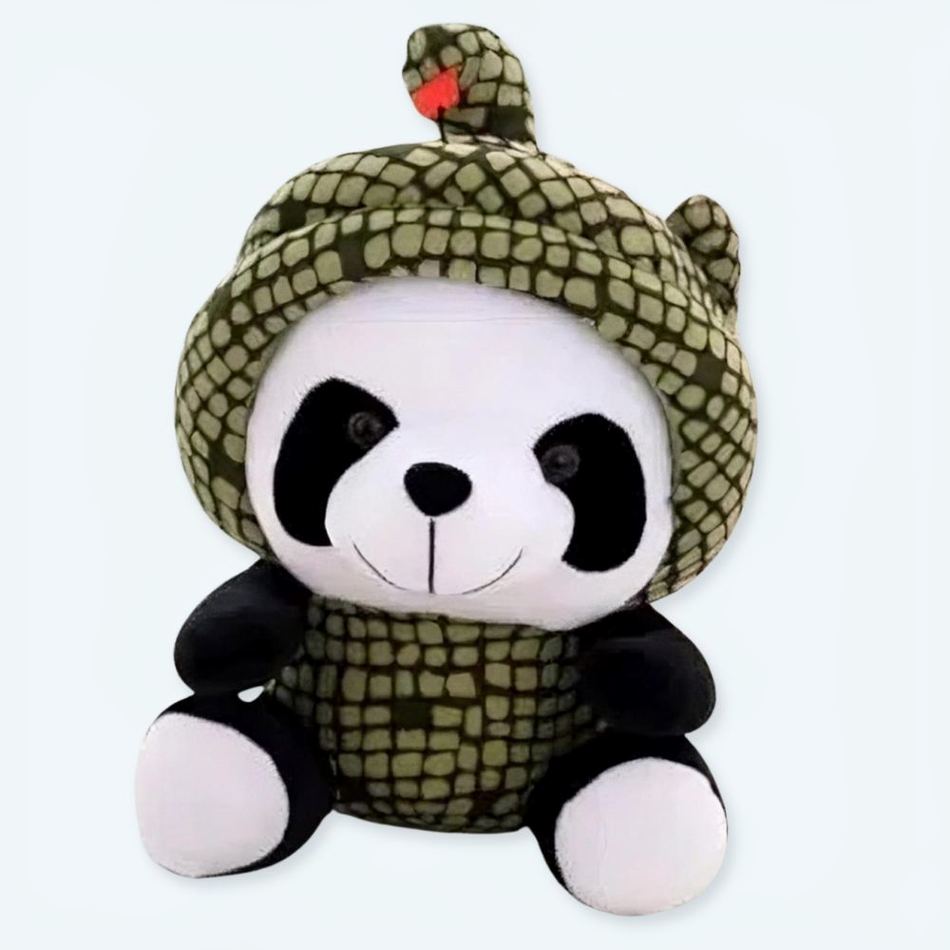 オリジナルソフトパンダヘビぬいぐるみ、子供用、20cm、The Plush Company