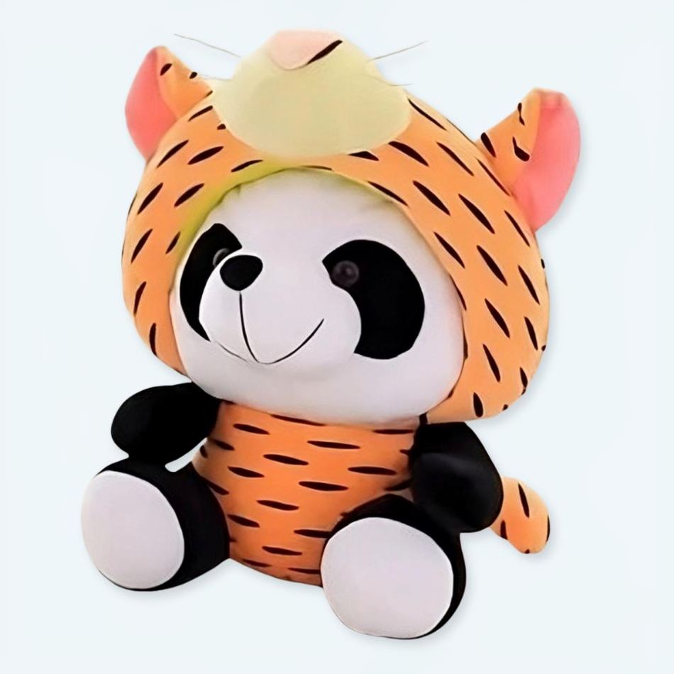 ぬいぐるみパンダトラコスチューム、柔らかくてオリジナル、子供用、20cm、The Plush Company