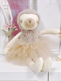 子供部屋用の柔らかいベージュのナマケモノのぬいぐるみ、白、The Plush Company