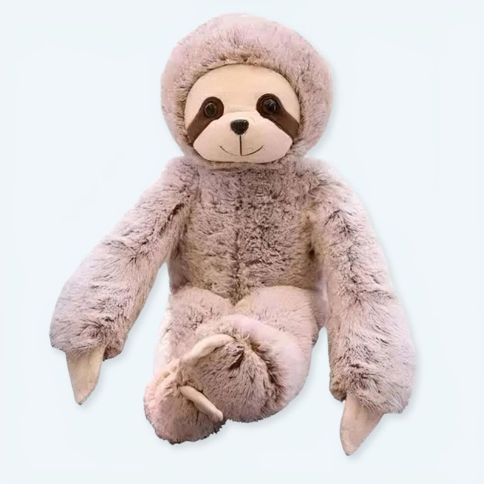 ぬいぐるみのナマケモノ、自宅でリラックスできる柔らかい動物、70cm、The Plush Company