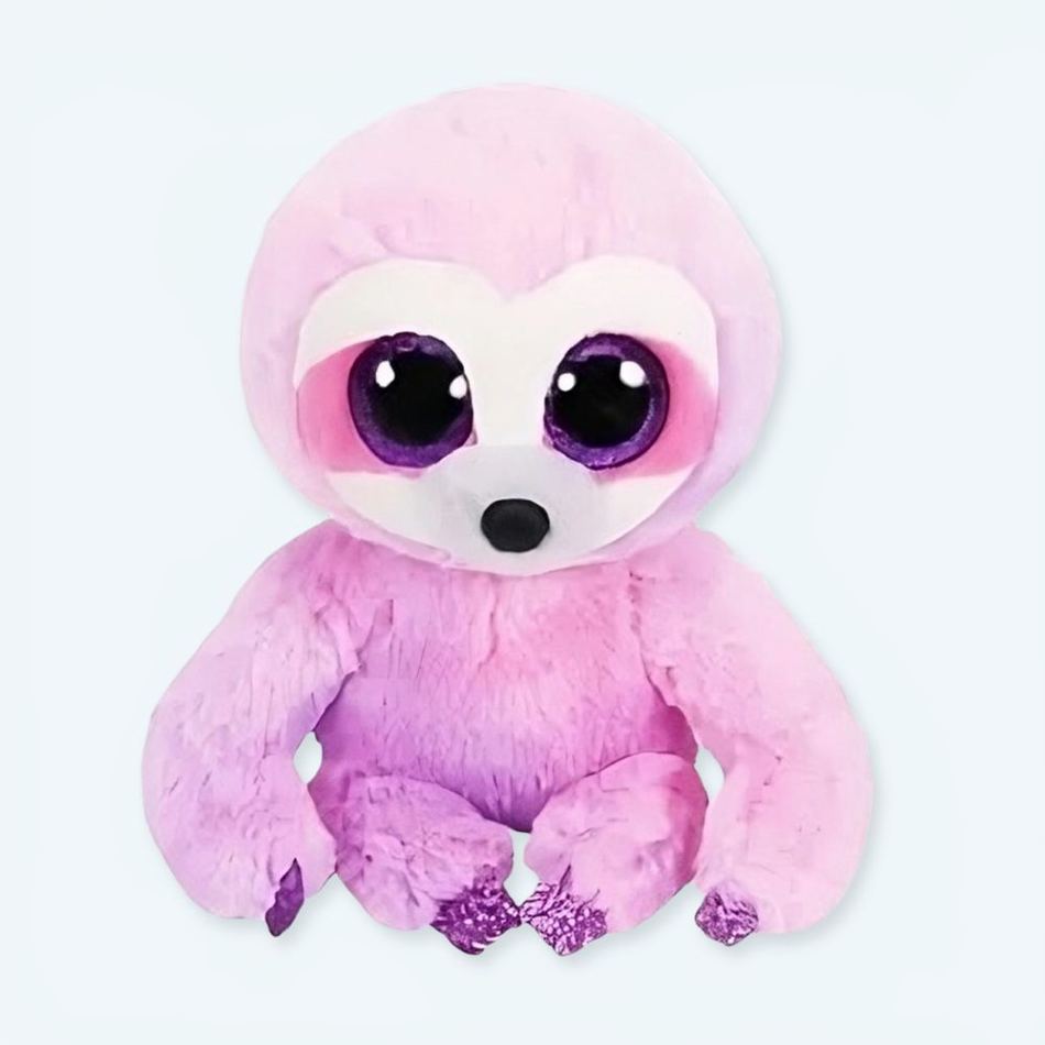お子様向けの柔らかくて抱き心地の良いピンクのナマケモノのぬいぐるみ The Plush Company