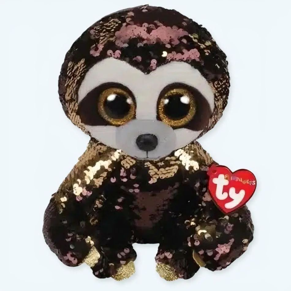柔らかくキラキラ輝くナマケモノのぬいぐるみは、居心地の良い子供部屋にぴったりです。The Plush Company