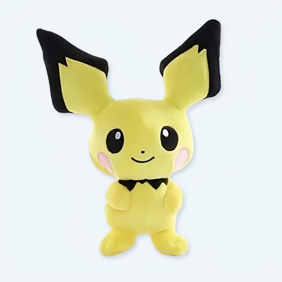 柔らかい黄色のピチューのぬいぐるみ（子供用）、ポケモン、The Plush Company