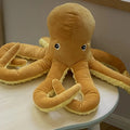 大きな頭のタコのぬいぐるみ、40cm