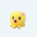 柔らかい黄色のタコのぬいぐるみキーホルダー、かわいいアクセサリー、The Plush Company