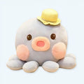 柔らかい青色のかわいいタコのぬいぐるみ。居心地の良い子供部屋にぴったり。20cm。The Plush Company