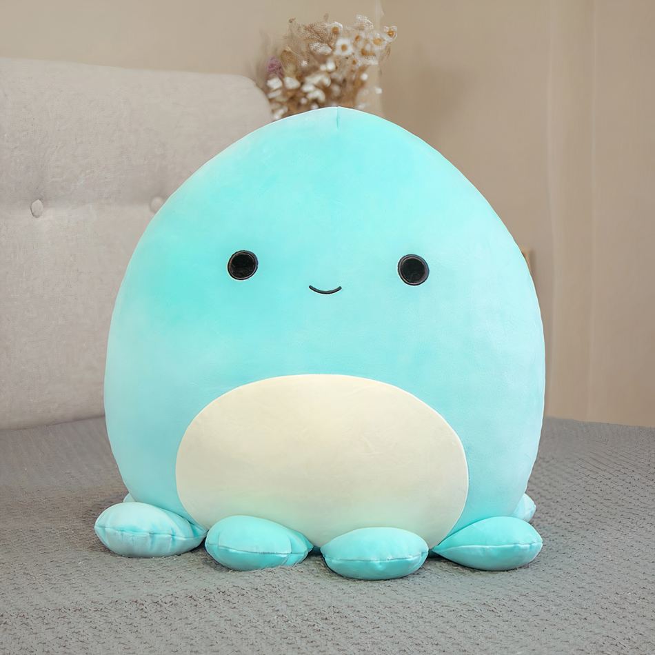 ぬいぐるみタコ枕、柔らかく快適、居心地の良いホームグリーン/ 60cm The Plush Company