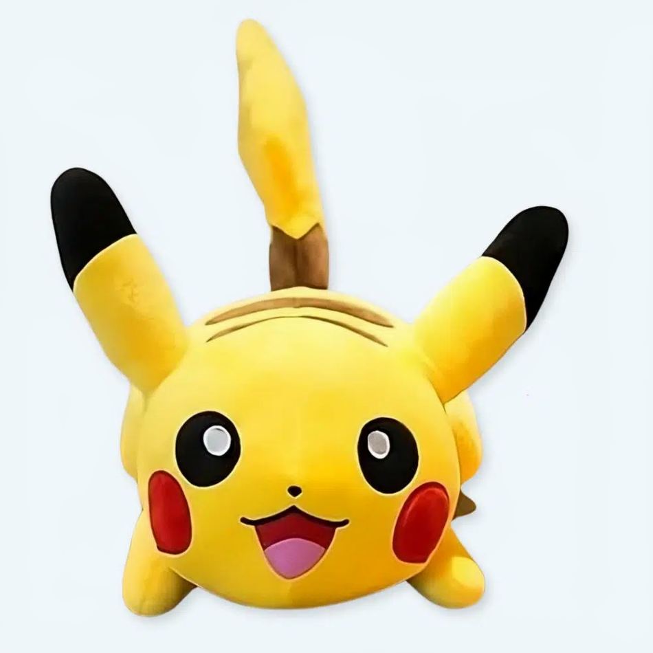 ピカチュウのぬいぐるみ、黄色、温かい笑顔、柔らかい、子供に優しい、25cm、The Plush Company